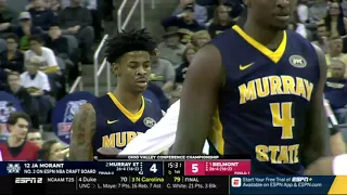 2019 Murray St vs Belmont Ja Morant 36pts