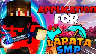 Application For LAPATA SMP|#LapataSMPS5Application|@NizGamer @PSD1|#lapatasmpapplications5