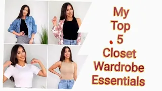 5 Closet Basic Wardrobe Essentials For Women | Basic Clothing Essentials | Clothes Every Girl Needs