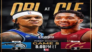 Game 5 Orlando Magic at Cleveland Cavaliers NBA Live Play by Play Scoreboard / Interga