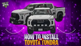 HOW TO INSTALL TOYOTA TUNDRA IN GTA 5 | GTA 5 Mods 2023 Hindi/Urdu | MR SAYF