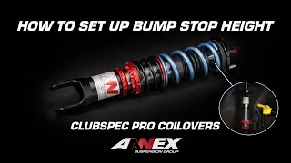How to set up bump stop height - Annex ClubSpec Pro coilovers