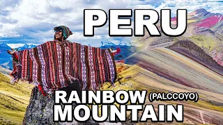 PALCCOYO RAINBOW MOUNTAIN Peru | BREATHTAKING Alternative to VINICUNCA | Palcoyo Cusco Peru 2021
