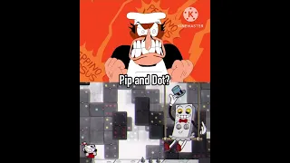 Peppino Vs All Cuphead Bosses | #pizzatower #vs #cuphead #edit #whoisstrongest #fypシ