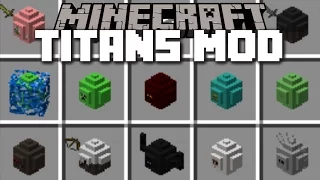 Minecraft MOB TITAN MOD / SPAWN HUGE TITANS IN MINECRAFT!! Minecraft