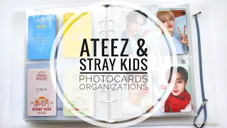 ATEEZ & STRAY KIDS photocards organization | Организация биндера и кпоп фотокарт Эйтиз и Стрей Кидс
