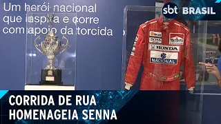 Interlagos recebe corrida de rua em homenagem a Ayrton Senna | SBT Brasil (01/05/24)