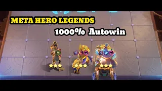 THARZ 3 META COMBO HERO LEGENDS AUTOWIN | COMBO MAGER MAGIC CHESS MOBILE LEGENDS