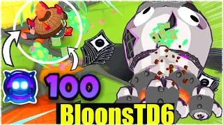 LEVEL 100 NINJA PARAGON VS RUNDE 200! - Bloons TD6 [Deutsch/German]