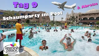 Ägypten 🇪🇬🐫 - TAG 9 - Schaumparty im Hotel Pool & die Abreise 😥 | die PÜFFCHENS