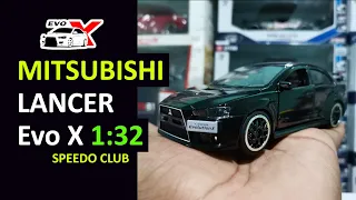 Mitsubishi Lancer Evo X Car | Diecast Scale 1:32 Model Vehicle | Speedo Club #speedoclub #modelcars