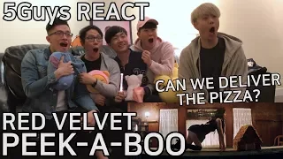 [THIRSTY FANBOYS] Red Velvet - Peek-A-Boo (5Guys MV REACT)