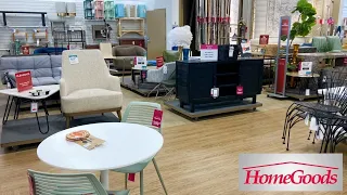 HOMEGOODS FURNITURE SOFAS ARMCHAIRS COFFEE TABLES HOME DECOR SHOP WITH ME SHOPPING STORE WALKTHROUGH