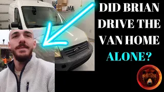 Brian Laundrie's WEIRD solo drive home!