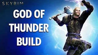 Skyrim Anniversary: How to Make an OP GOD OF THUNDER Build...