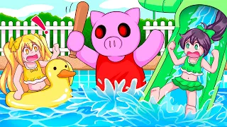 ESCAPE The Waterpark In Roblox Piggy!
