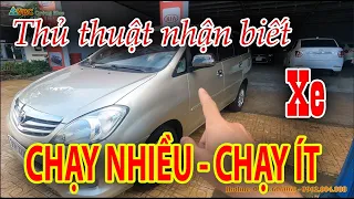 Cách phân biệt xe CHẠY NHIỀU hay CHẠY ÍT để mua được xe tốt | Việt Bắc Car