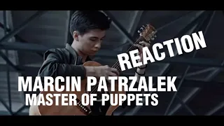 MARCIN Patrzalek -MASTER OF PUPPETS REACTION #guitar #marcinpatrzalek