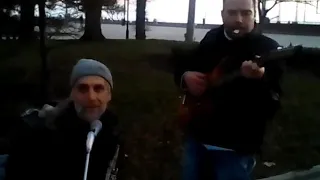 8 декабря 2018 г. Бердянск уличные музыканты