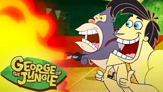 Flamethrower Time! 🔥 | George of the Jungle | Full Episodes | 2 Hour Compilation | Cartoons For Kids