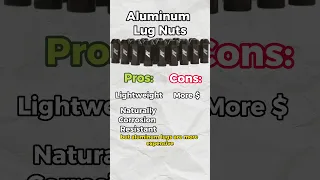 Aluminum vs. Steel Lug Nuts | Which is better?!