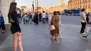 👒 Wow! Beautiful Russian Girls!!! St. Petersburg Streets Wandering