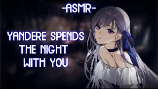 [ASMR] [ROLEPLAY] ♡yandere girl spends the night with you♡ (binaural/F4A/personal attention)