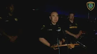 Raw: I-45 North crash and deadly shooting early Monday | Houston police statement
