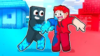 BATALLA DE COLORES AZUL VS ROJO en MINECRAFT