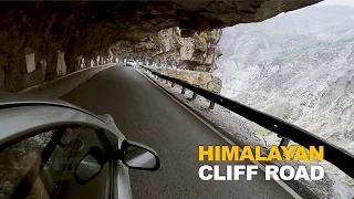 Himalayan Cliff Road to Kinnaur - Drive through Tranda (4K) - TurnbyTurn #11