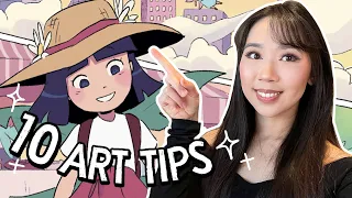 10 DRAWING TIPS that ACTUALLY IMPROVE YOUR ART