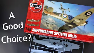 Value for Money? The 1/48 Scale Airfix Spitfire Mk.1a Plastic Model Kit - Unboxing Review