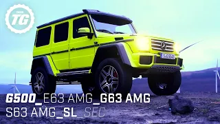 Chris Harris drives... Best of Mercedes: E63 S, SEC, S63 Coupé, G63 AMG, G500 4x4² | Top Gear