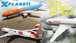 X-Plane 11 | Flightfactor 777 | Tutorial + Full Flight | English