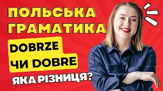 Польська граматика: Dobrze чи dobre яка різниця? Прикметник польська та нові слова польською