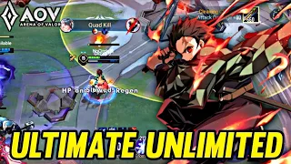 AoV : YAN/TANJIRO GAMEPLAY | ULTIMATE UNLIMITED - ARENA OF VALOR