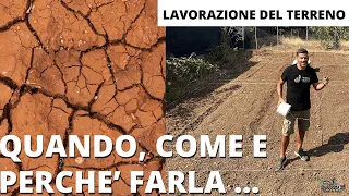 LAVORAZIONE TERRENO:  QUANDO, COME, perchè FARLA 🚜