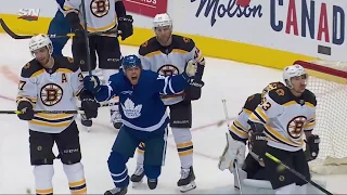 Andreas Johnsson 1st Goal of the Playoffs | Game 3 | Boston Bruins @ Toronto Maple Leafs - 4/15/2019