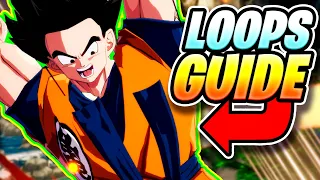 Base Goku LOOPS (0 Bar - 60% Damage) | Dragonball FighterZ Combo Guide