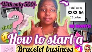 start a bracelet business with only 500₹/ தமிழ்/ must watch😱