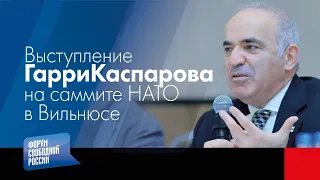 Выступление Гарри Каспарова на саммите НАТО