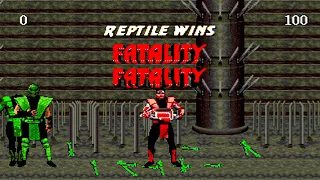 Ultimate Mortal Kombat Trilogy - Dramatic Battle [Reptile Team]【TAS】