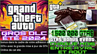 [OFFICIEL] Un GROS DLC Estivale sur GTA ONLINE & 1,5 MILLION DE GTA$ par MOIS avec GTA+