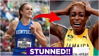 How Abby Steiner STUNNED the Outran Olympic Champion Elaine Thompson-Herah!