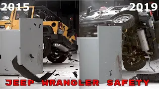 2015 Jeep Wrangler vs 2019 Jeep Wrangler Crash Test Comparison