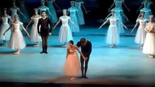 Curtain call in GISELLE, OU LES WILIS with Natalia Osipova & Leonid Sarafanov 11.11.14