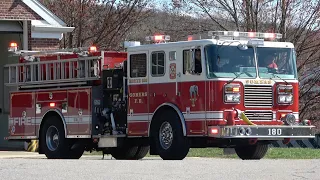 Somers FD Engine 180, Rescue 20, & Car 2445 (Using Utility 81) Responding