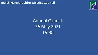 Meeting: Annual Council - 26 May 2021