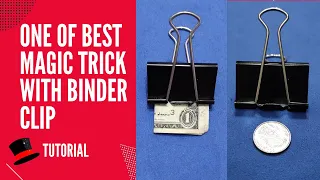 Best Magic Trick With Binder Clip - Magic Trick Revealed