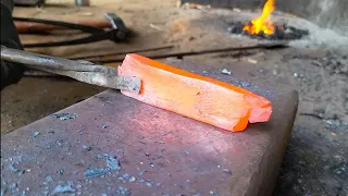 Blacksmith | How to make TrySquare | tri-square scale.